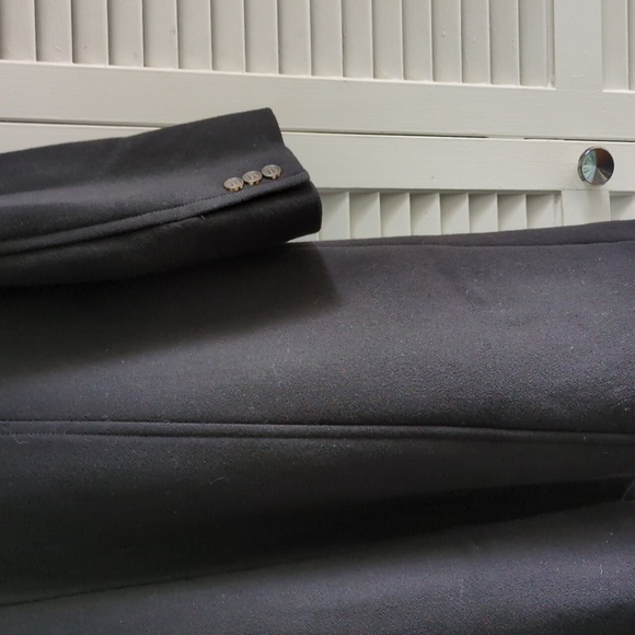 Nwt J. Crew 16 Black Midnight Wool Thinsulate Lined Midi Lady Day Coat Topcoat - Picture 8 of 13